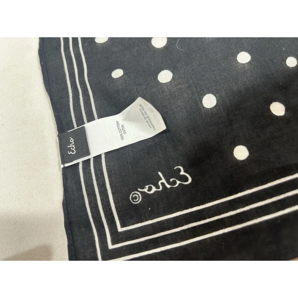 Echo Pocket Square Cotton 20x20 Donkey Print Preppy Cottagecore Handkerchief